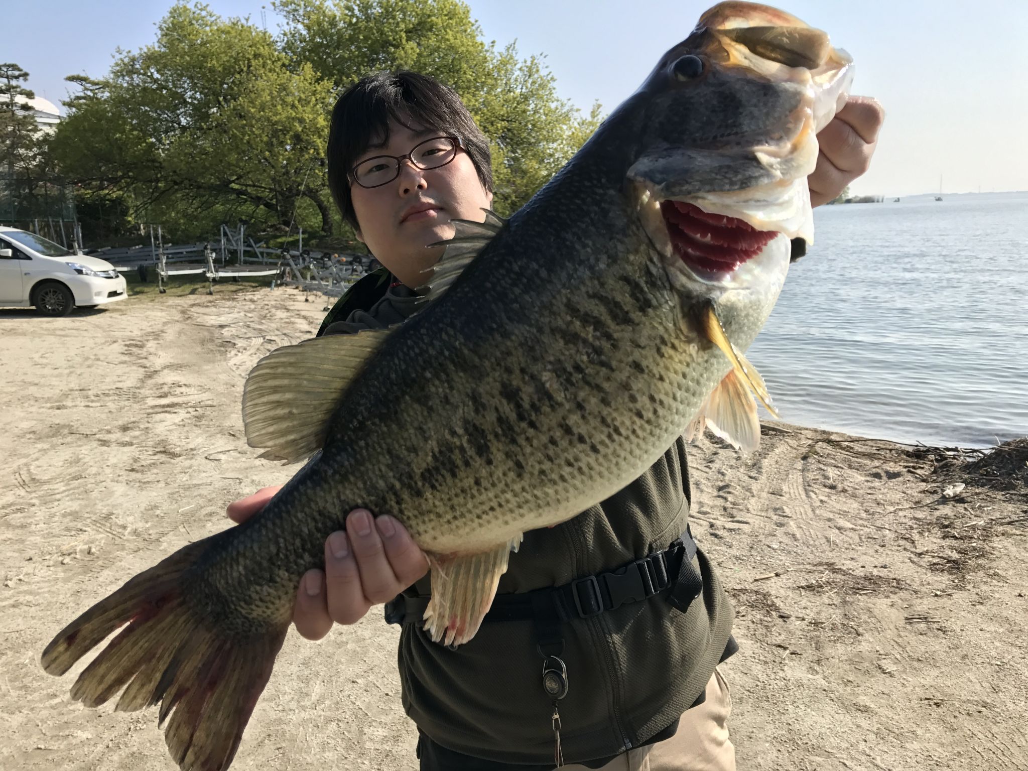 琵琶湖、２馬力船釣行