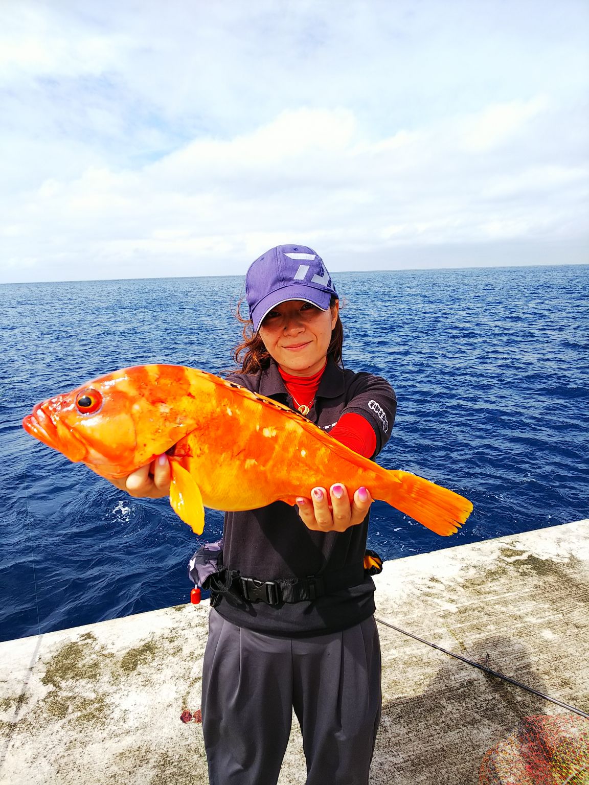 遠投カゴ釣り～神津島～2日目