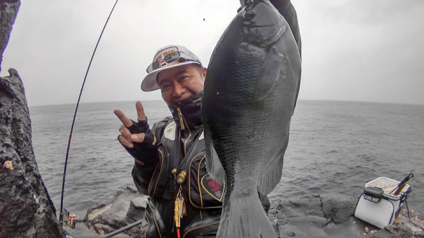 東伊豆地磯のグレ