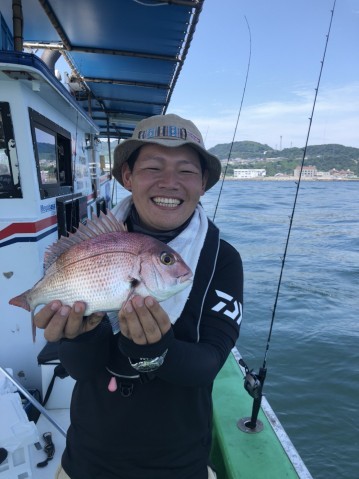 明石でタイラバ　利弥丸さん