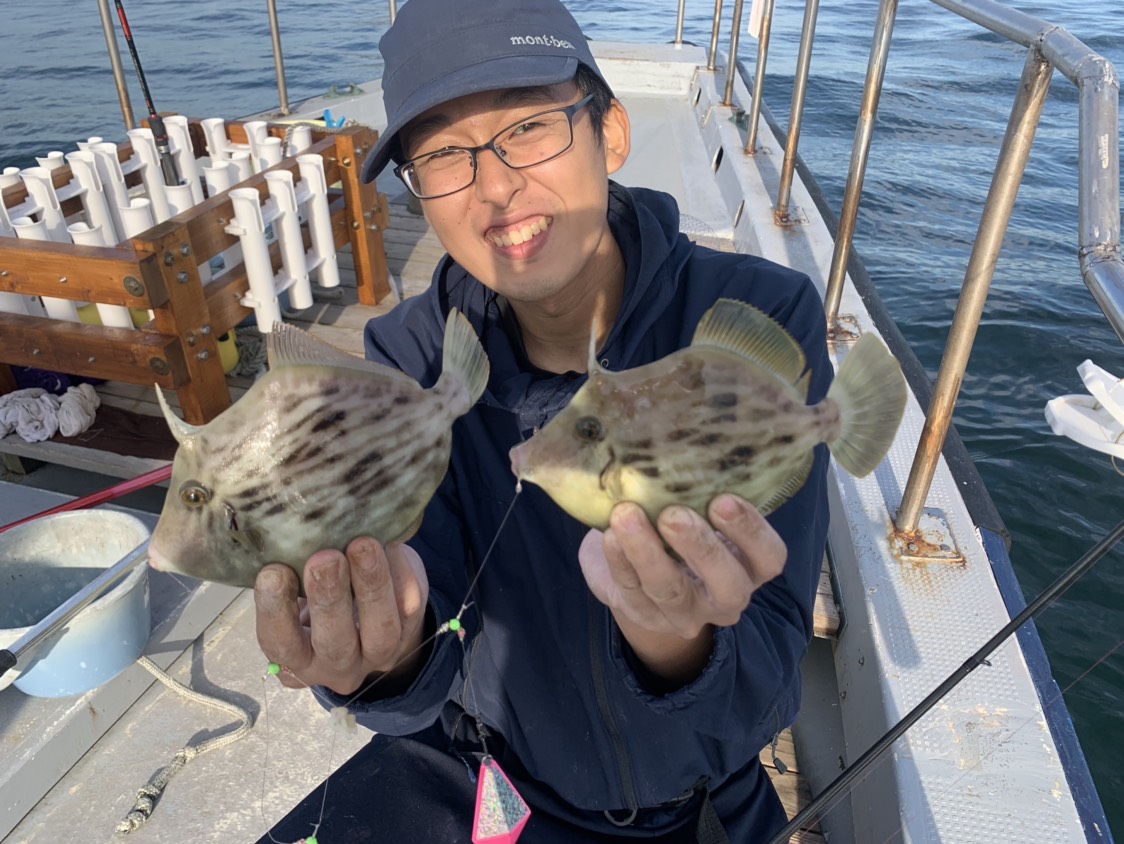 船カワハギ釣り