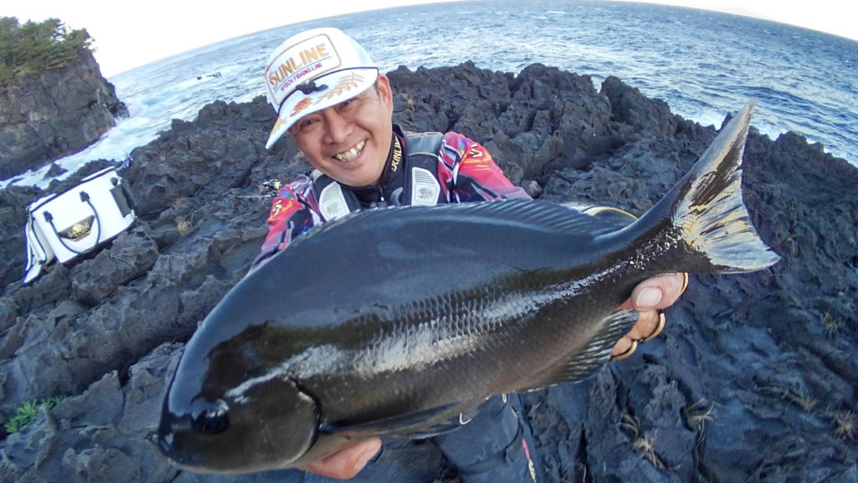 東伊豆地磯のグレ