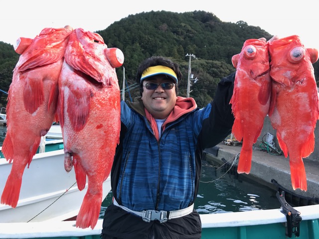 釣り納めはアコウダイへ