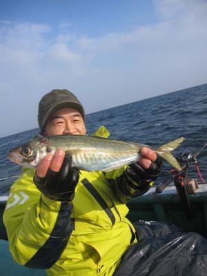 湯浅沖大アジ釣り