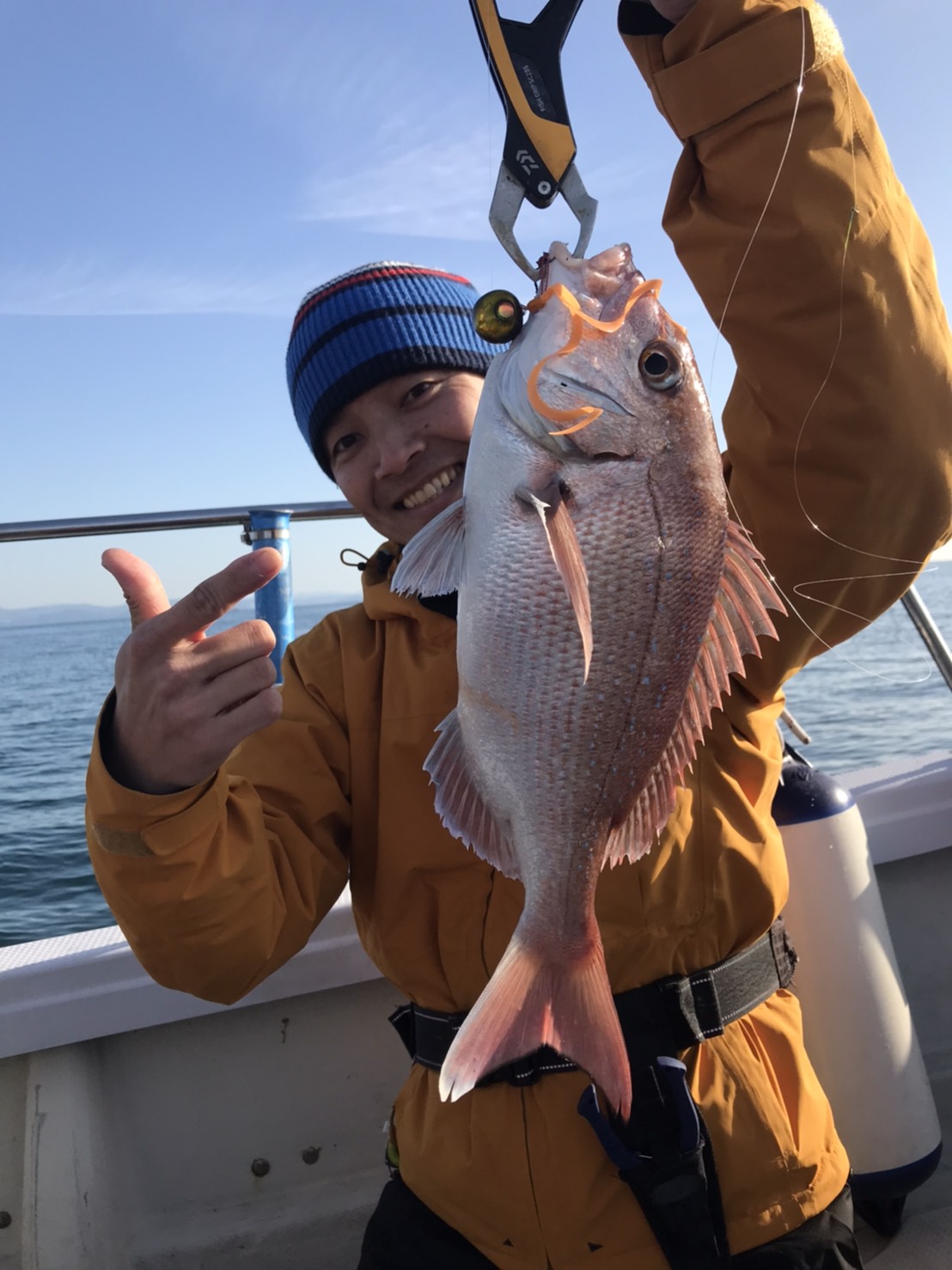 今年初のタイラバ 海竜さんで海遊フィッシュ♪