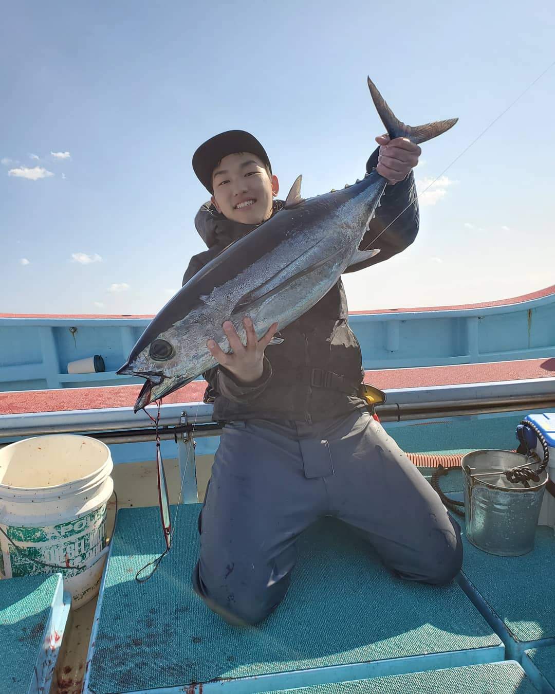 三重県志摩沖　ビンチョウマグロジギング