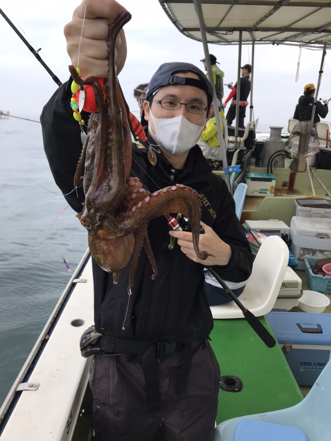 シーズン真っ盛り、明石船タコ釣り！