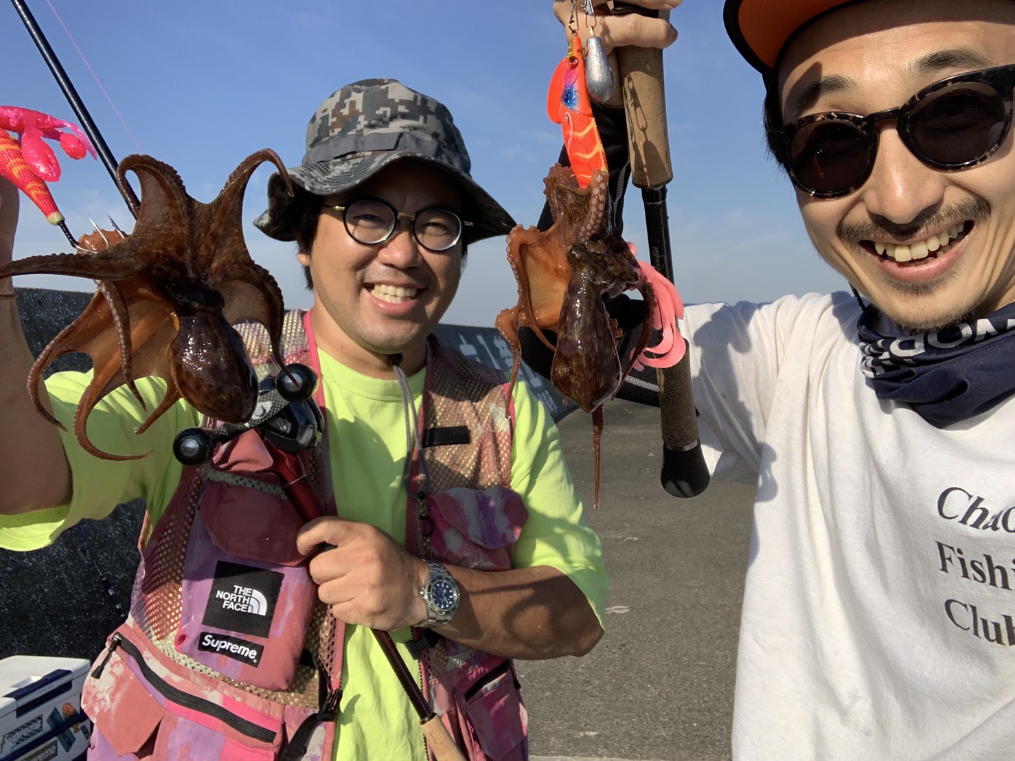 お前（タコ）はもう湧いている　爆釣の沖堤防！