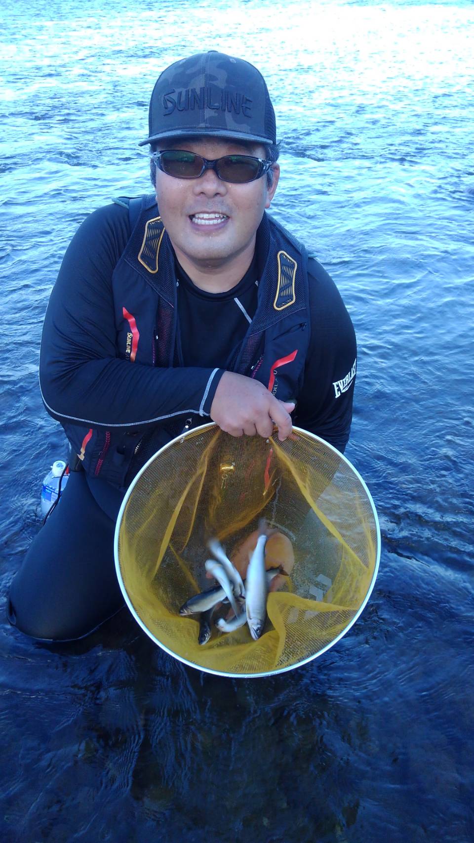 相模川の鮎釣り　今季2回目