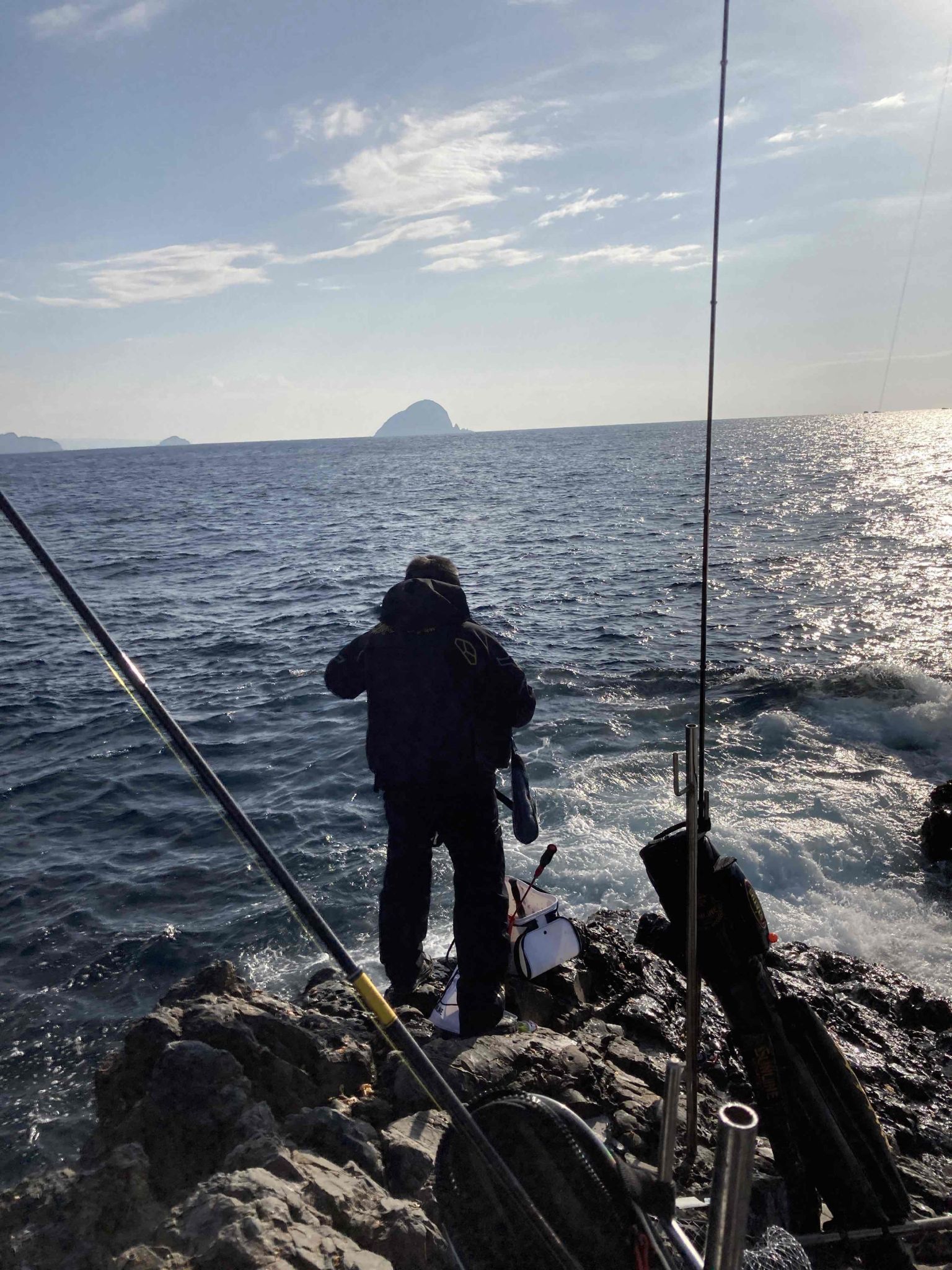 二日目　　沖ノ島　初福渡船