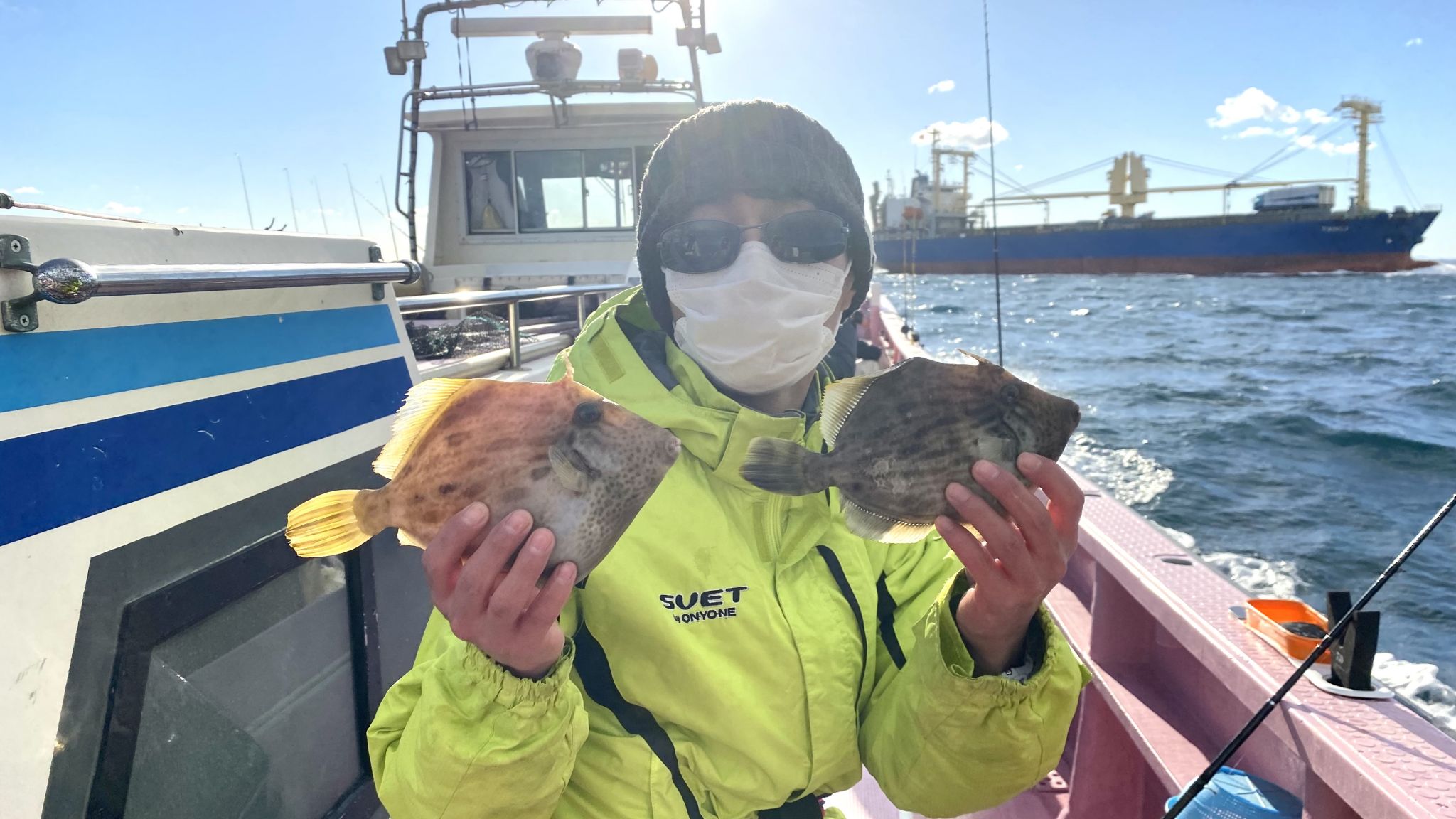 山下丸さんでカワハギ釣り