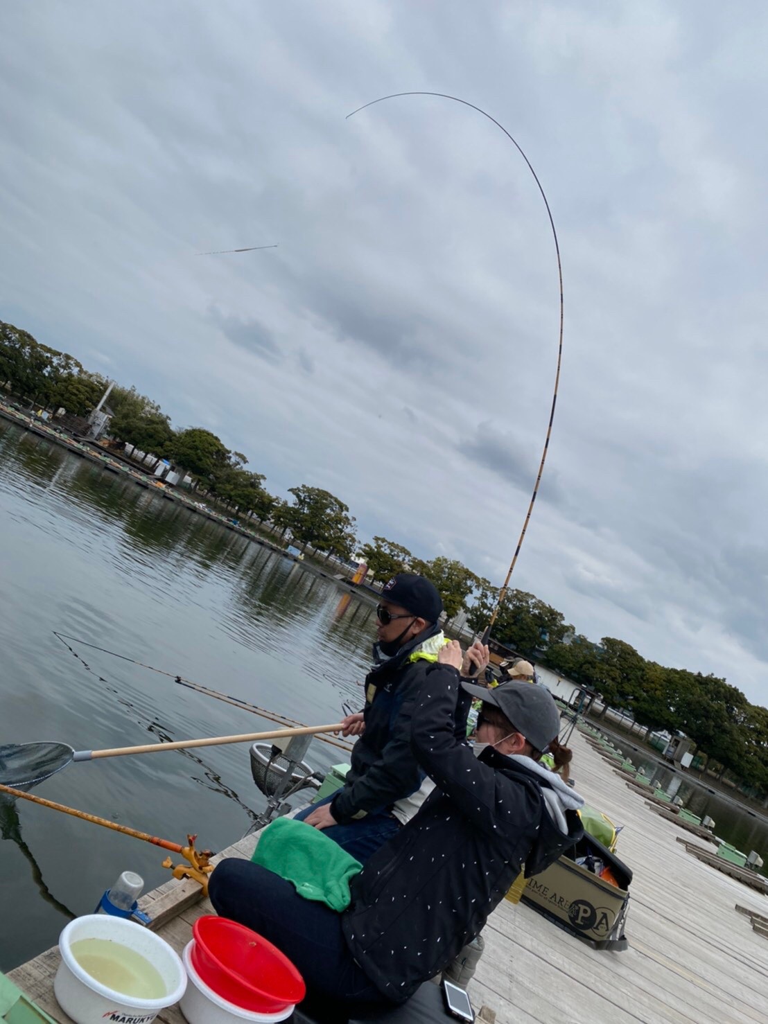 初‼️へら釣りin椎の木湖