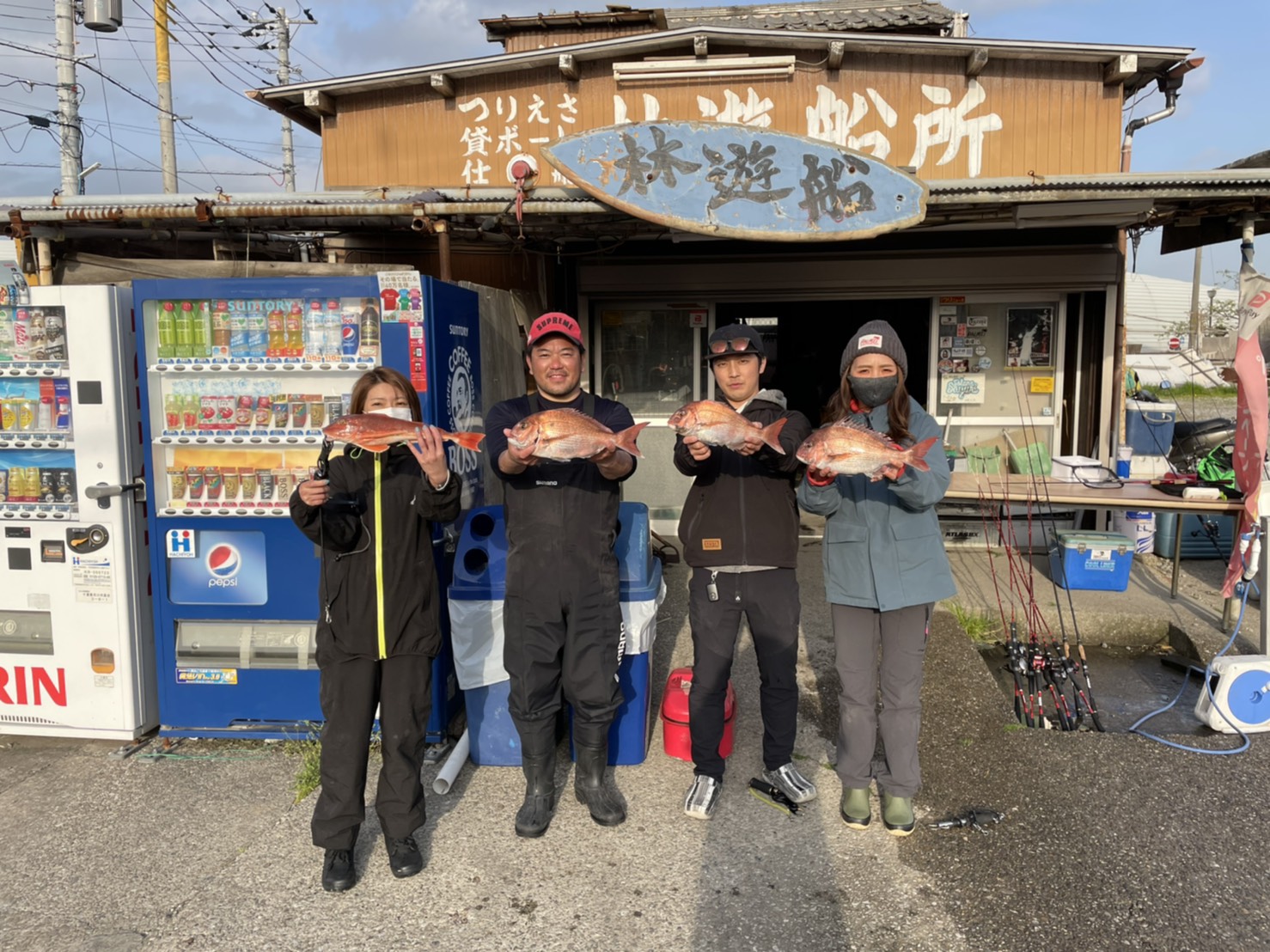 ブンブンメンバーで東京湾タイラバ！