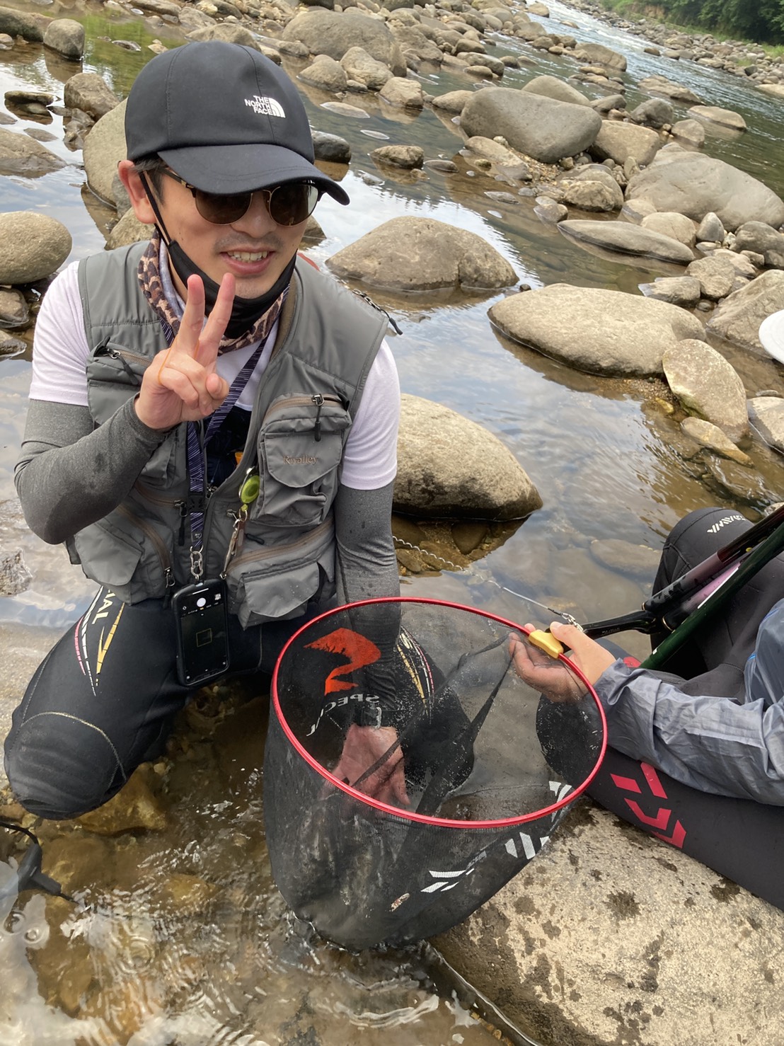 イカリ鮎釣り始めます～ブンブンスクール鮎～