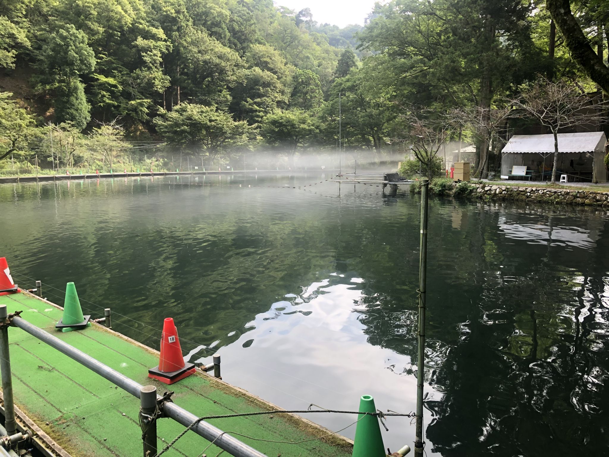 2021 名人戦第2戦の申し込み in 醒井養鱒場