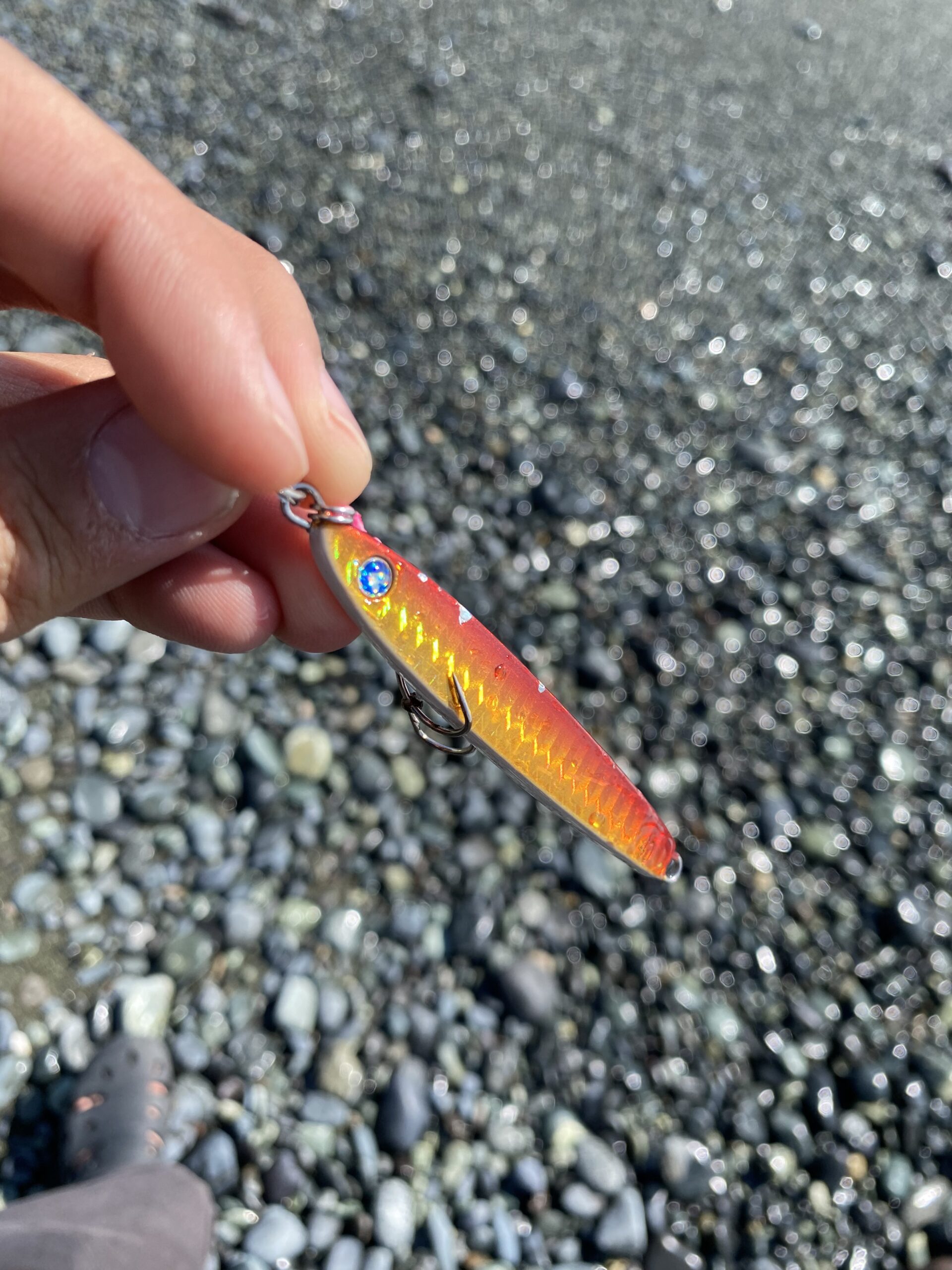 お昼からまったりショアジギング🌊