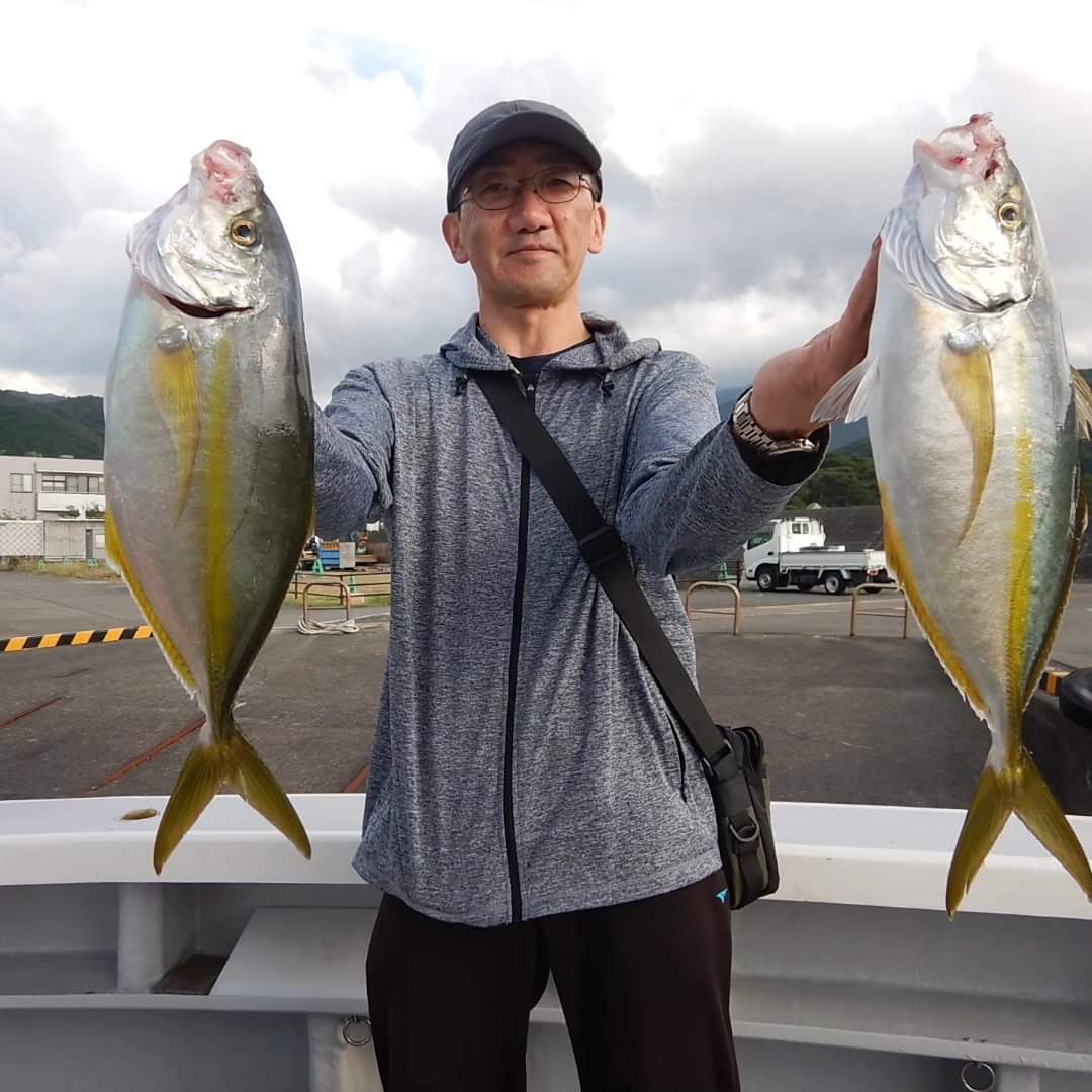 西伊豆土肥沖のシマアジ＆落ちダイ