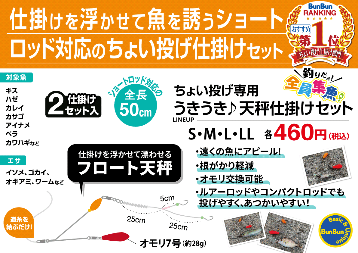 ブンブンオリジナル「うきうき♪天秤仕掛けセット」