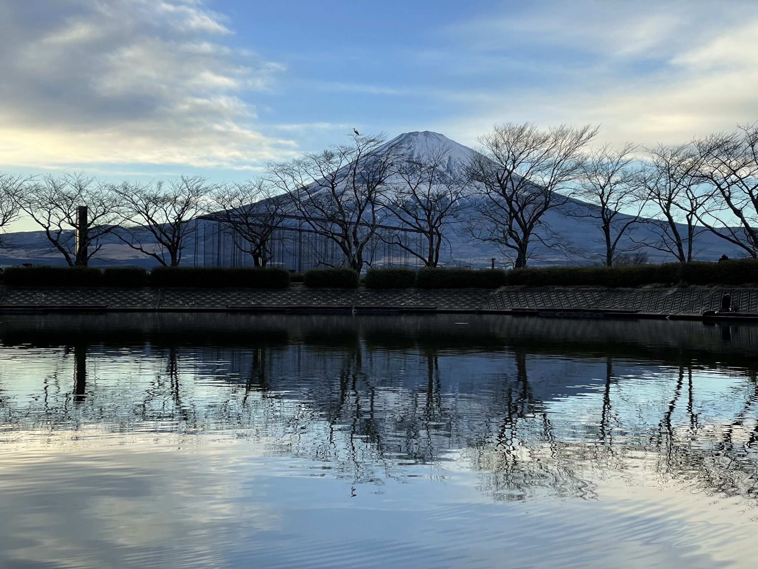 東山湖で釣り始め