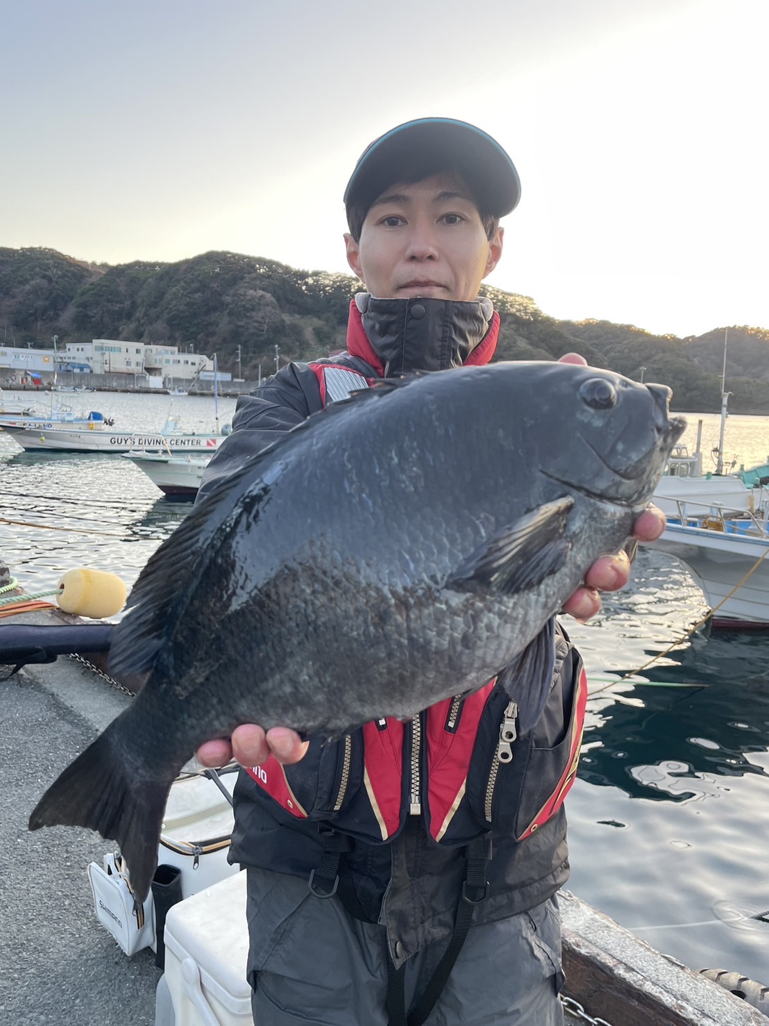 西伊豆田子で寒グレ釣り