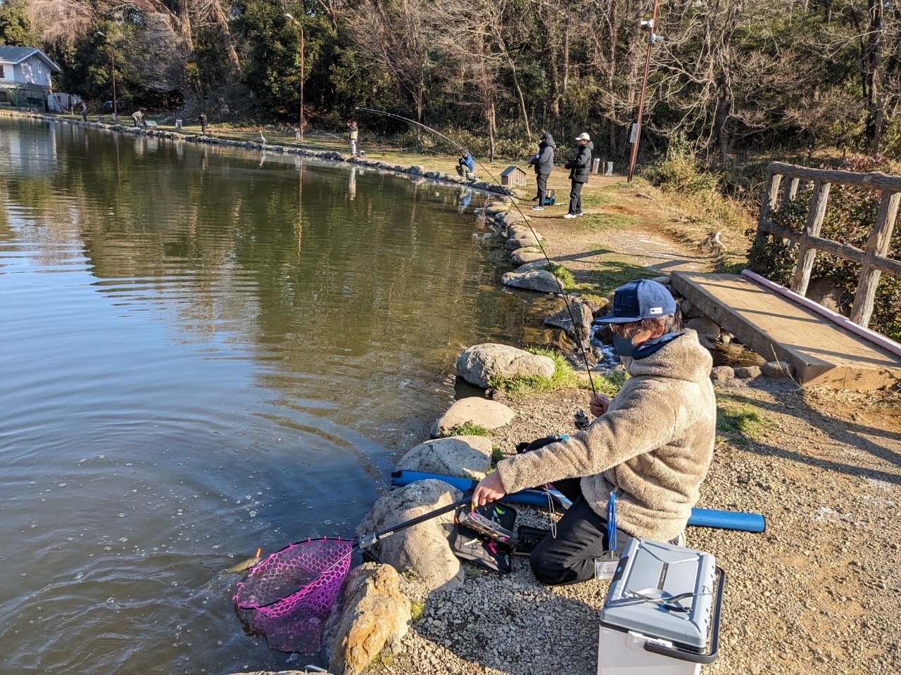 王禅寺トラウトを攻略したい…（1月30日）