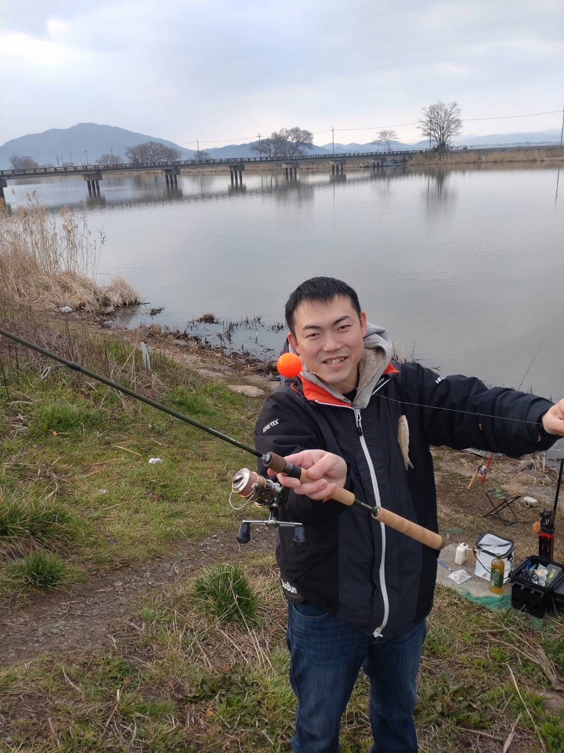 今年もホンモロコ釣り