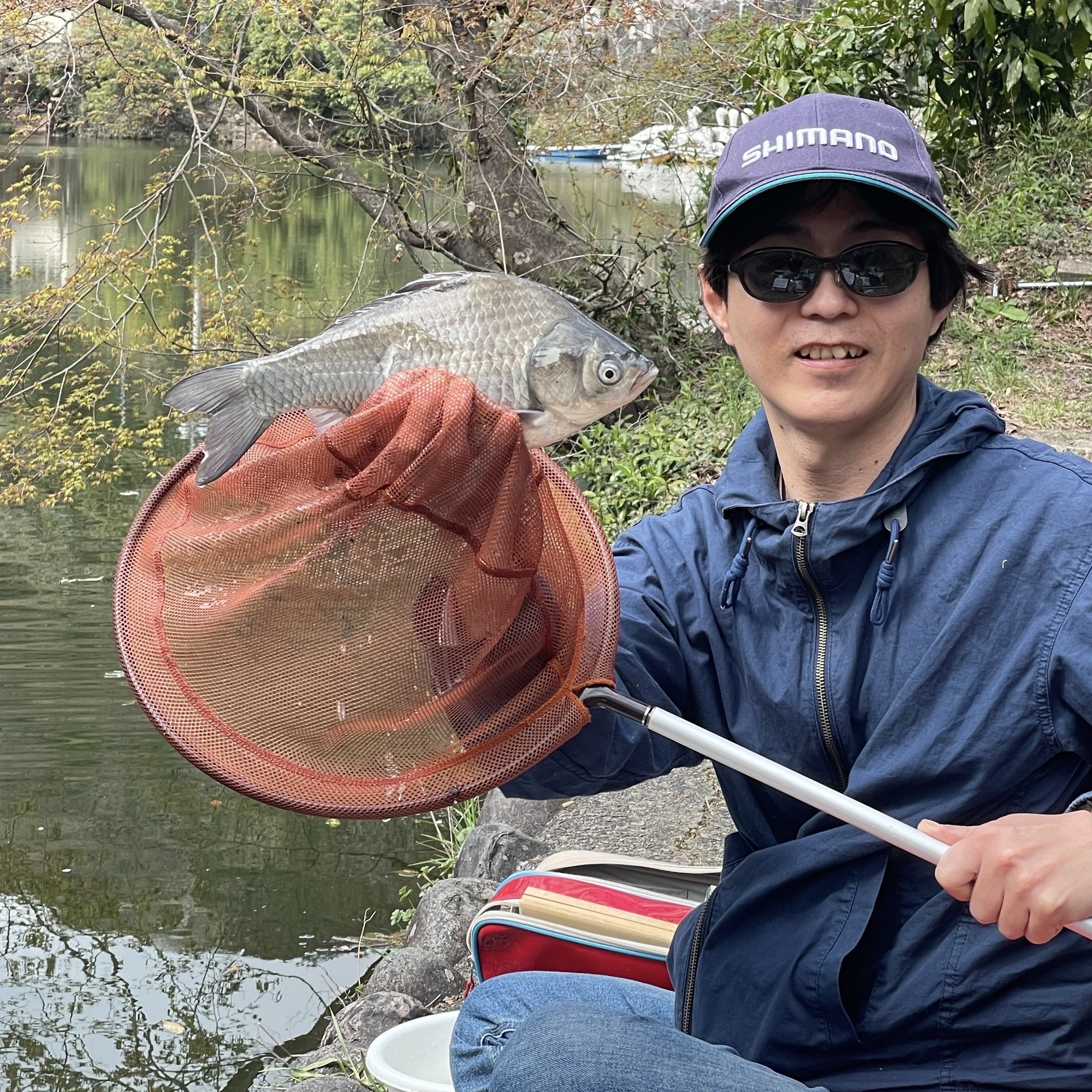 鎌北湖で両ダンゴ