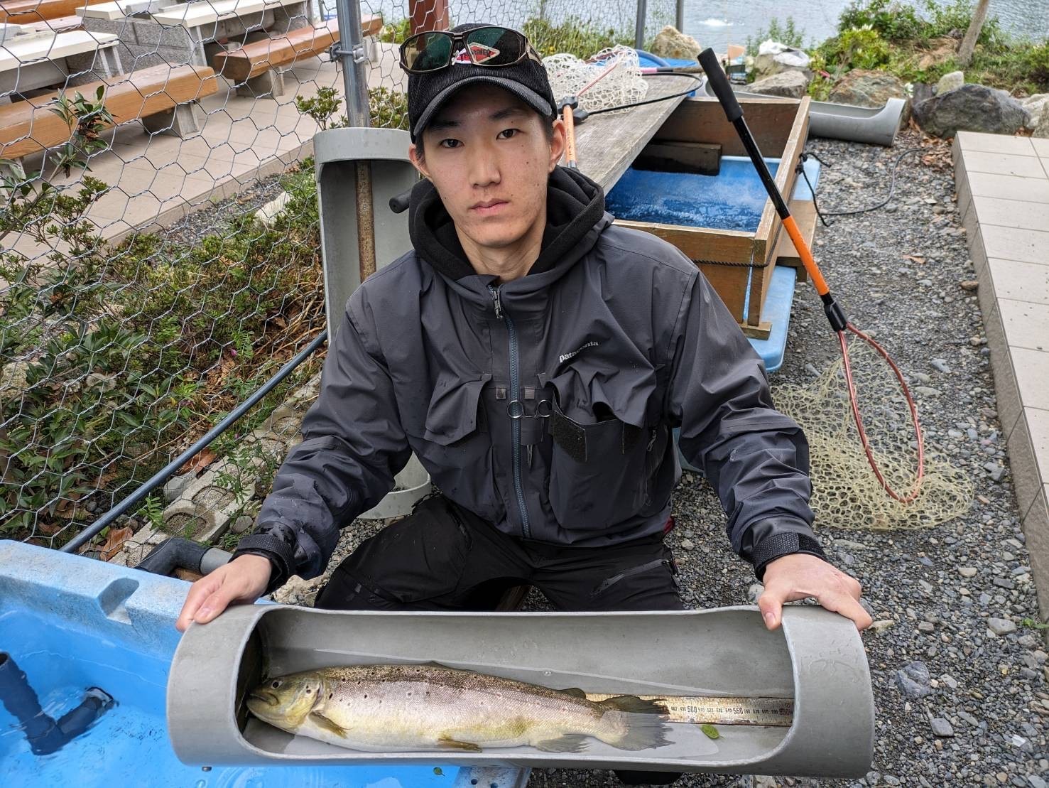 釣り研修 in高島の泉