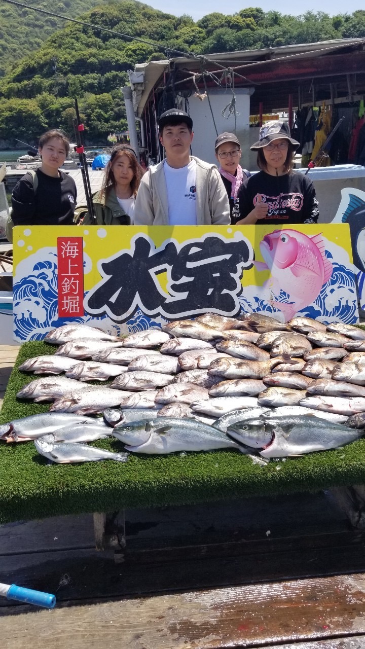 初めての釣り🎣海上釣堀