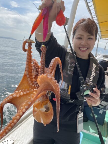 ブンブンオリジナル商品でタコ🐙釣り