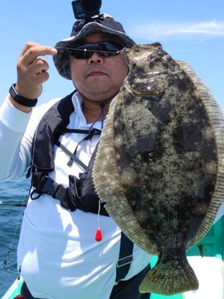 中深海釣りのリベンジできず、ヒラメ狙い！