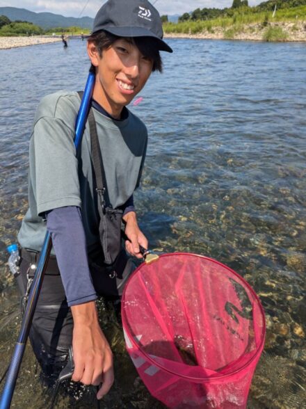 安曇川アユの友釣り