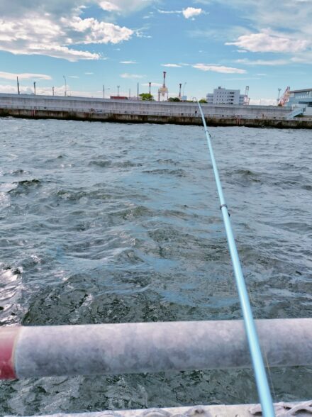 台風明けの本牧海釣り施設！