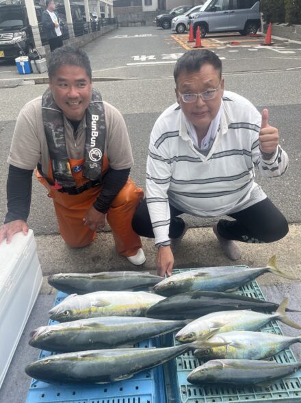 明石海峡青物爆釣　＠名田屋さん