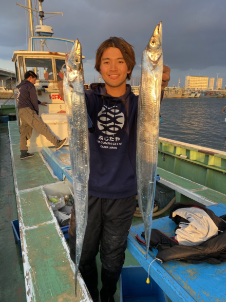 ふじたやにてタチウオテンヤ＆ジギング