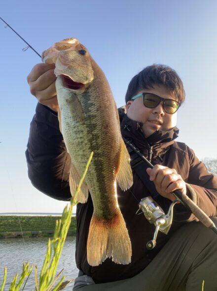 春の大江川バス釣り