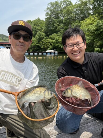 手軽て楽しいヘラブナ釣り‼️
