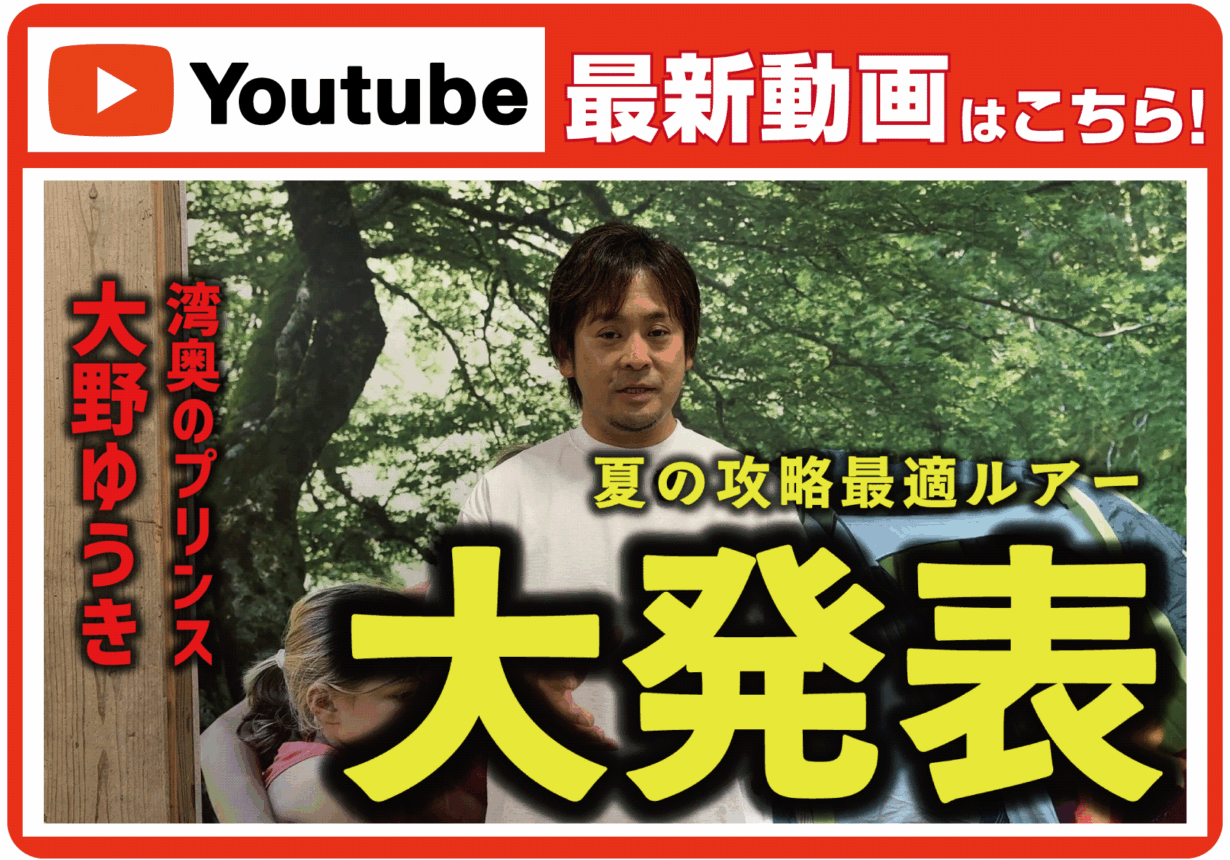 【最新動画】【大野ゆうき】夏前に見るべきガチ有料級解説を配信します【シーバス】