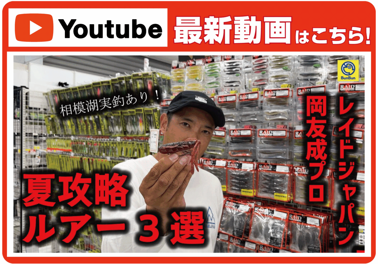 【最新動画】【岡友成】夏のおかっぱり、プロの選択はこれ【実釣映像あり】