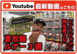 【最新動画】【岡友成】夏のおかっぱり、プロの選択はこれ【実釣映像あり】
