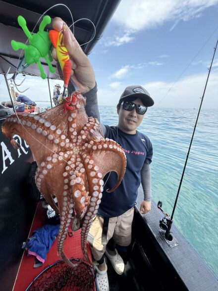 明石で船タコ🐙
