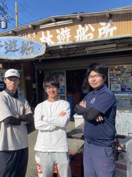 新入社員フィッシングスクール　東京湾LTアジ