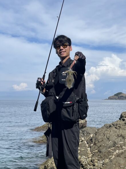 晴天のエギング