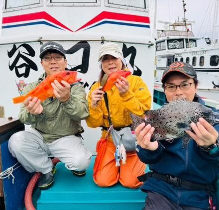 和歌山県御坊市南塩屋漁港　谷口釣船さんで遊動テンヤ五目