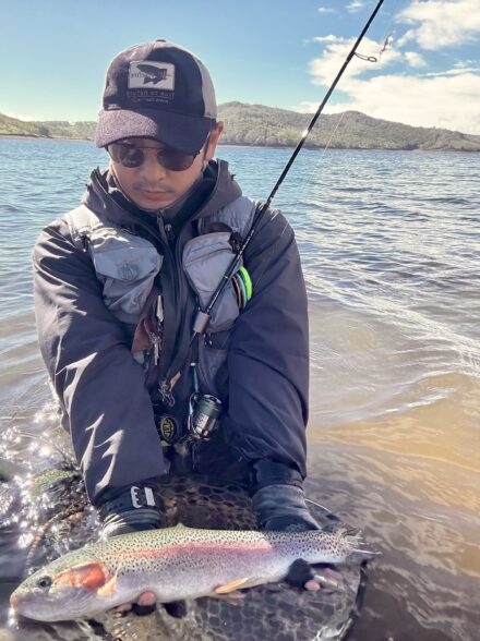 野反湖②　Blue“BUX”＆Redband “青い”空と湖とスプーンに映える“赤”