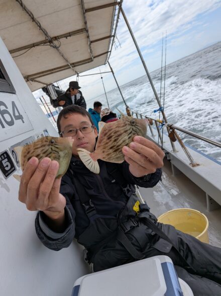 明石船カワハギ10月24日