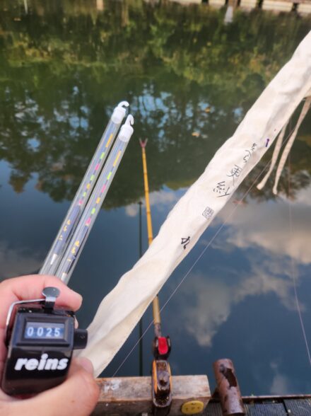 清遊湖でヘラ釣り！