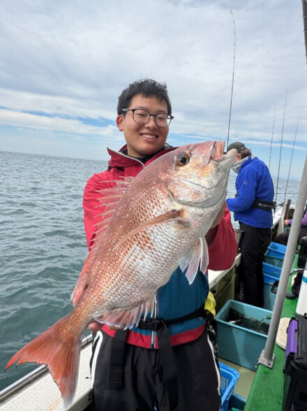 シーズン終盤の明石ひとつテンヤマダイ‼️