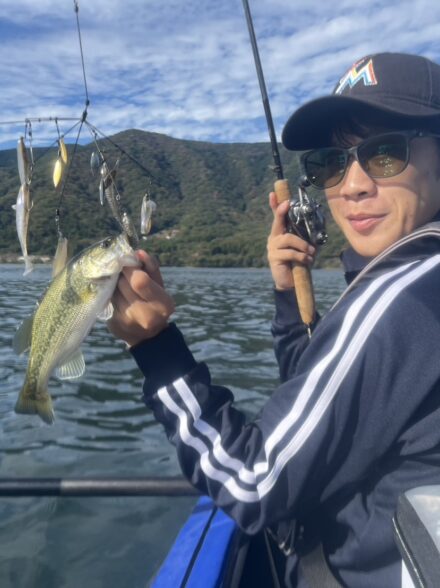 奥琵琶湖カヤック釣行で数釣りエンジョイ