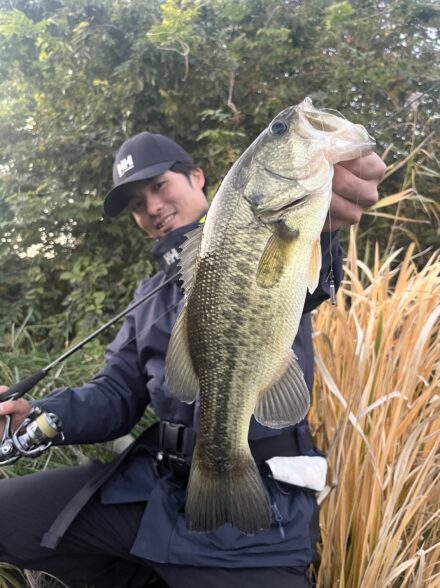 道仙田で陸っぱり！